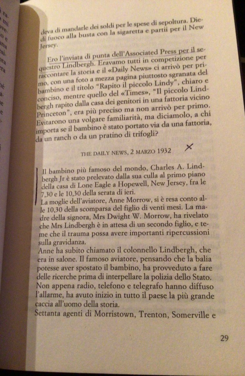 mariadicuonzo1's tweet photo. The daily news #2marzo 1932 
Il bambino più famoso del mondo, Charles A. Lindberg Jr, è stato prelevato dalla sua culla 

#AmyBloom 
Due donne alla casa bianca 
@FaziEditore 
Per @diconodioggi https://t.co/41eXsBplCE