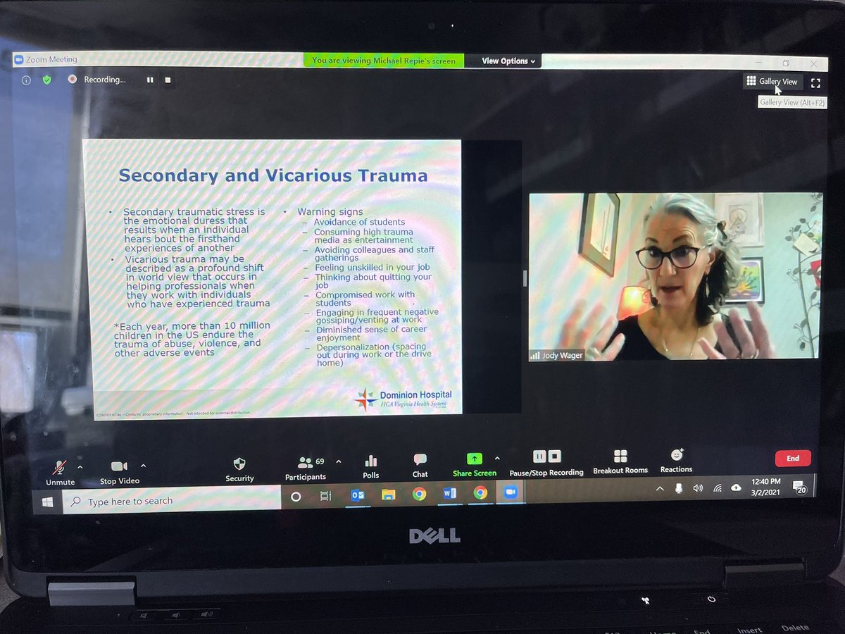 MPCSMrsE's tweet photo. (Mind not the pic quality), however, extremely grateful for Dr. Mike Repie and Expressive Therapist Jody Wager from @DominionHosp for providing PD @CESMiniCougars on self care practices and work/life balance. Very practical and intriguing! We appreciate you! @MPCSVA #MPCSWow https://t.co/p6ZXiZp0ky