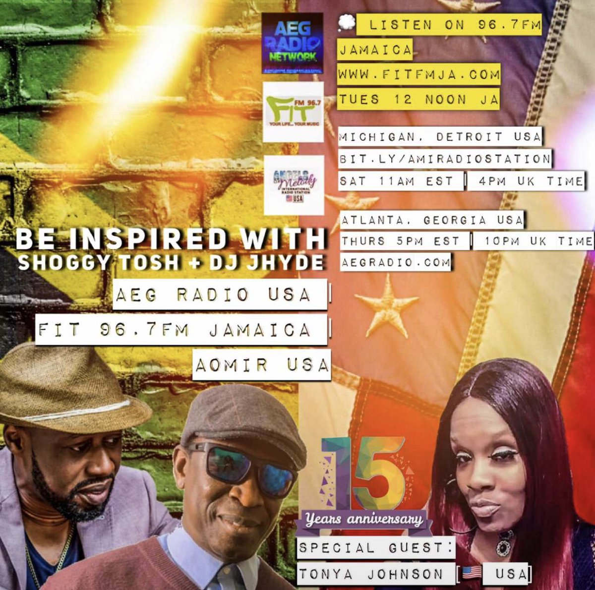 BInspiredWithSS's tweet photo. 👏🏽👏🏽 Congrats Woman Of God
God bless you, protect and increase you for all you do in His Kingdom

Celebrating @an753’s 1️⃣5️⃣ years in Radio in Trelawny 🇯🇲 Jamaica 💭 🔛 @BeInspired_ST ➕ @fitfm967 with @ShoggyTosh + @DjJhyde 

🎧 96.7FM
✅🇯🇲 #BIWSTJamaica
https://t.co/wLg2JhJYe4 https://t.co/OFmUUtxW1N