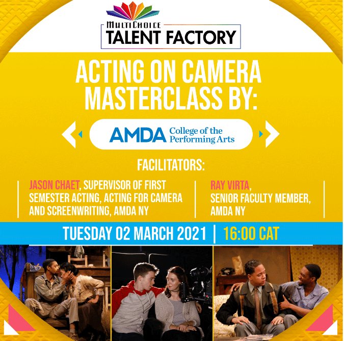 The_AmuMawutoh's tweet image. Learn, unlearn, and learn again... I am always looking for opportunities to become my better self. This masterclass on acting with @AMDAOfficial &amp;amp; #multichoicetalentfactory was insightful. ✌✌
I want to go back to school 😀.

#actor #risingactor