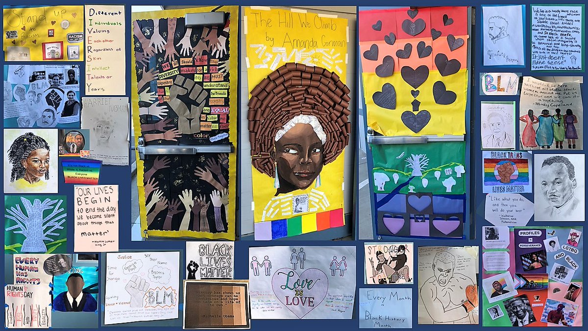 Way to go Panthers on your AMAZING work and your commitment to celebrating Black History all year long!🐾💙👏