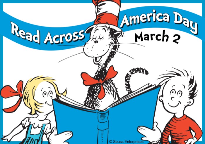 HHeightsFWISD's tweet photo. It's National Read Across America Day!  Tell us what book(s) you are reading.
#ReadAcrossAmerica #forthworthISD #texasTeachers #read #DrSeussWeek #ReadForKnowledge https://t.co/3hCKJN1LQd