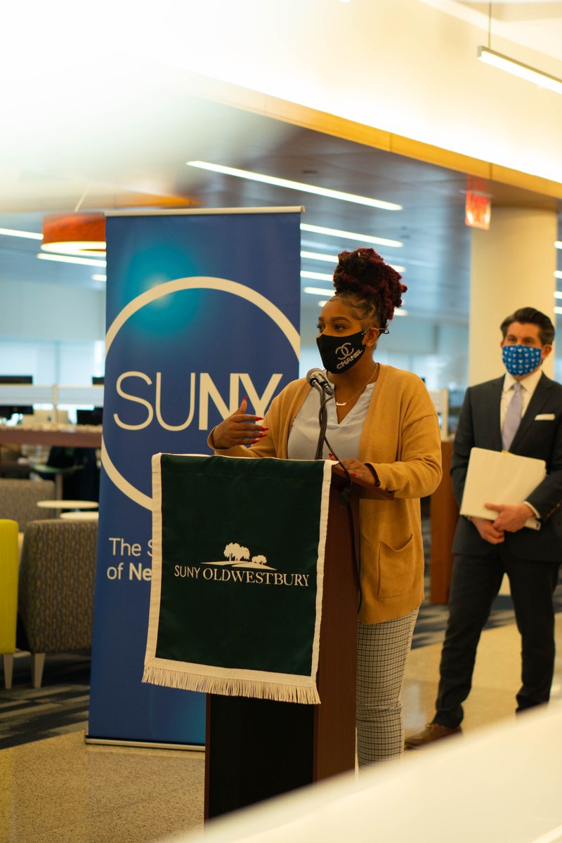 jimmalatras's tweet photo. Enjoyed my visit to @SUNYOldWestbury yesterday. The team led by their energetic student-centric president, Dr. Tim Sams is doing a great job. Old Westbury is lucky to have student gov prez, Kalief Metellus. And the two Re-Enroll students, Chanell and Elijah were inspirational. https://t.co/PezVfOuCuE