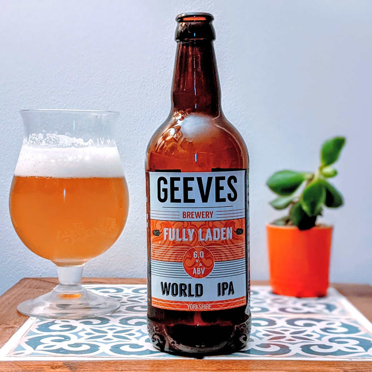 Today we've been restocking our core range IPA, Fully Laden. Fruity, juicy and deceptively quaffable. It's available in 500ml bottles by the case and as part of our Pales Mixed Case through our site. collection, delivery and UK wide shipping available. 
geevesbrewery.co.uk/shop.html