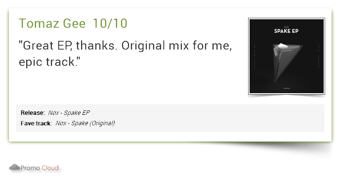 fuserecords's tweet photo. Tomaz Gee supports: Nox - Spake EP 10/10 https://t.co/vKfJUFNGUz #newrelease https://t.co/PQvGA89c7s https://t.co/axGtWLYhAw