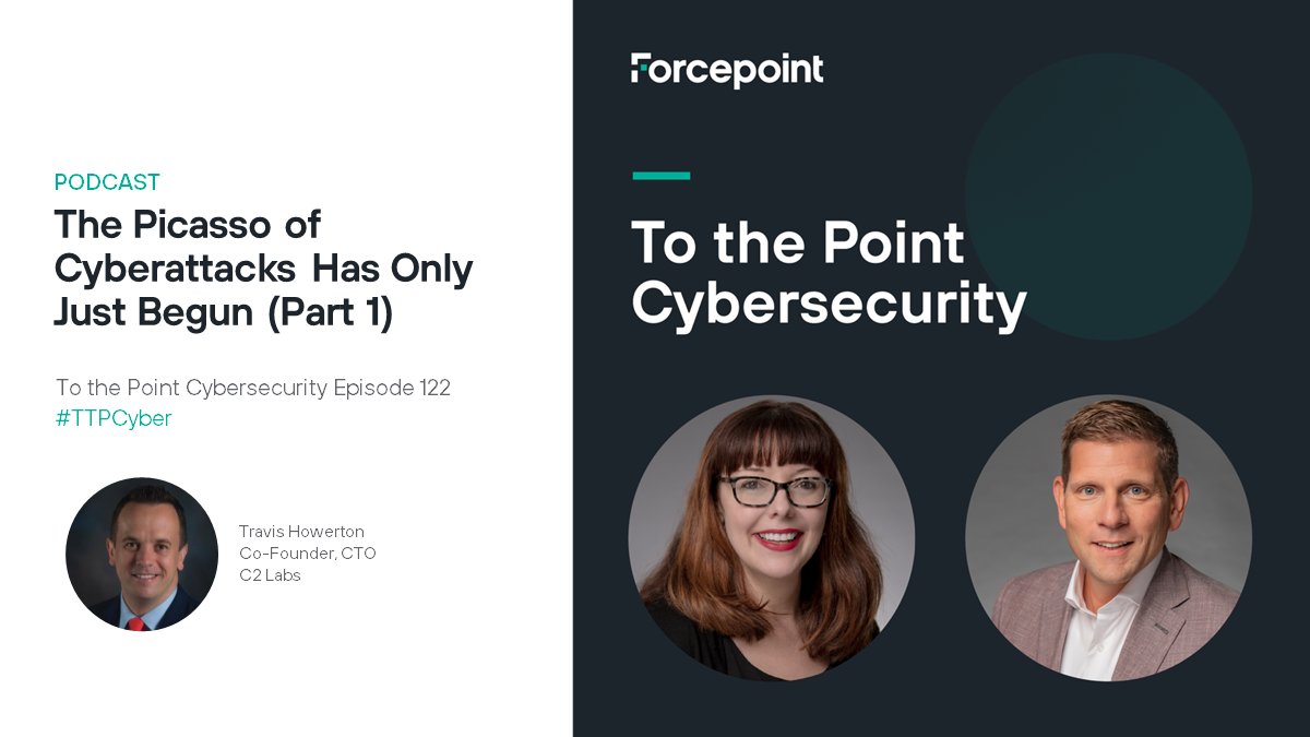 ForcepointSec's tweet photo. #TTP Ep. 122 – Co-Founder and CTO of @c2labs Travis Howerton explains why he sees the #SolarWinds hack as the Picasso of modern cyberattacks and more. https://t.co/HTepbFKdny
#TTPcyber #Solorigate #cybersecurity https://t.co/wRAV214V9O
