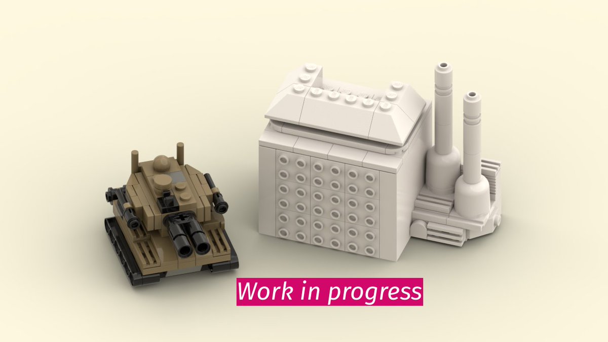 BrickBoySteve1's tweet photo. GDI War Factory is in progress. I'm trying to find a way to make the door open/close as it does in the game. And make a Mammoth can move in/out from it 😁
#CommandAndConquer #GDI #WarFactory #MammothTank #Tank #C&C #RedAlert #RedAlert2 #PCGame #Gaming #VideoGames #lego #legomoc https://t.co/nn3o8VVsCK