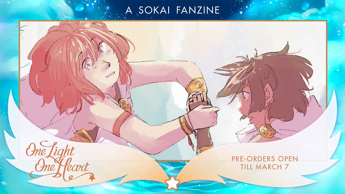 Helloww it's been a long time!
Here is a preview of my piece for the <a href="/SoKaiZine/">SoKai Zine ♡ One Light One Heart</a> ! I have also done a postcard and I'm so so happy to be part of this project 🥺❤️
Preorders are closing really soon and all the proceeds will go to One World Children's Fund!
sokaizine.bigcartel.com