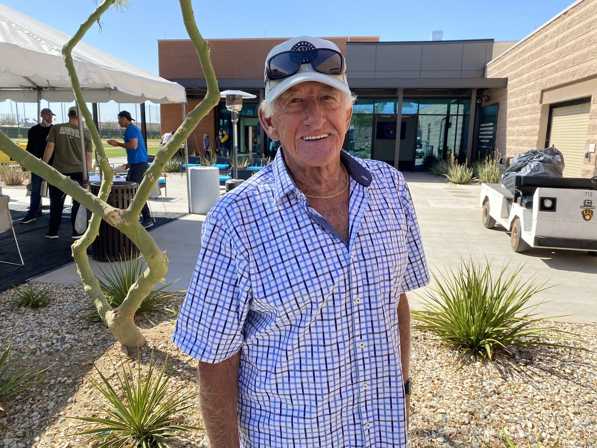 Mr. Baseball’s back in the booth! Listen to him and <a href="/JLevering4/">Jeff Levering</a> calling the game on <a href="/620wtmj/">620 WTMJ</a>. 

First pitch is a 2:10 p.m. CT.