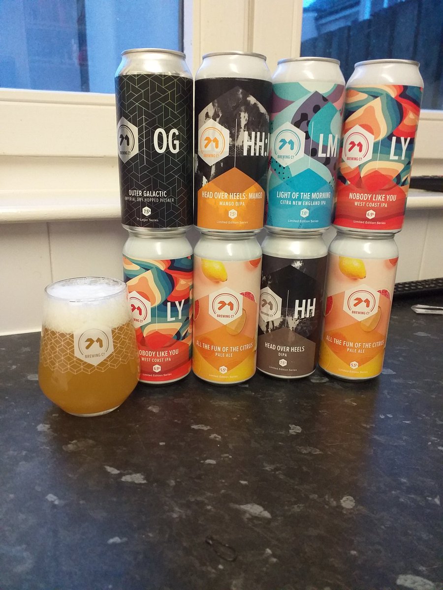 brucehdg's tweet photo. Nice selection to get through by 71 Brewing. https://t.co/KDO30d8ybl