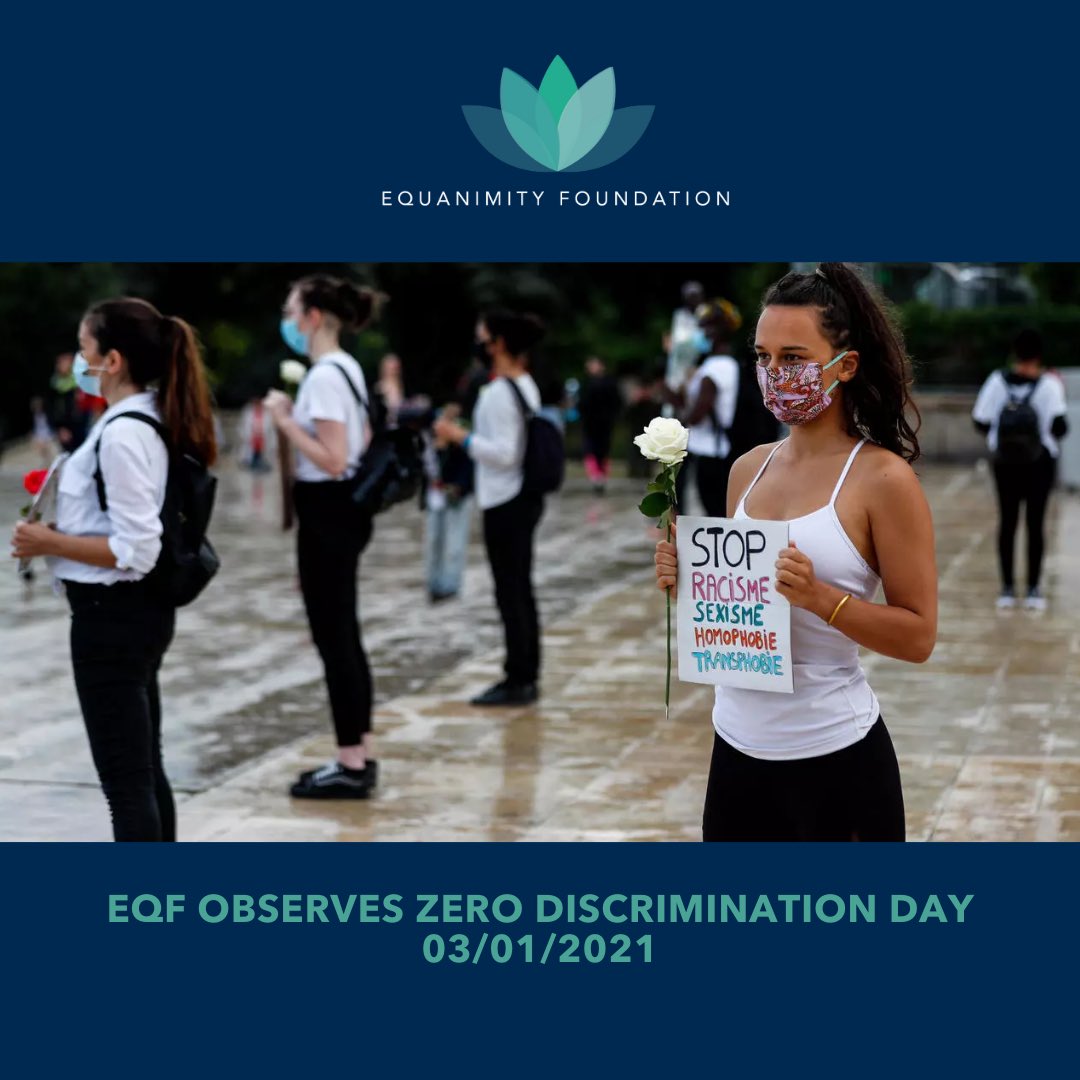 weareequanimity's tweet photo. Along with the start of the crucial Women’s History Month, yesterday March 1st, we celebrated Zero Discrimination Day.

The Zero Discrimination Day challenges all of us to end all forms of discrimination including thay against women.

#EQFamilia #ZeroDiscriminationDay #GenderEq https://t.co/eeJXiXOZz9