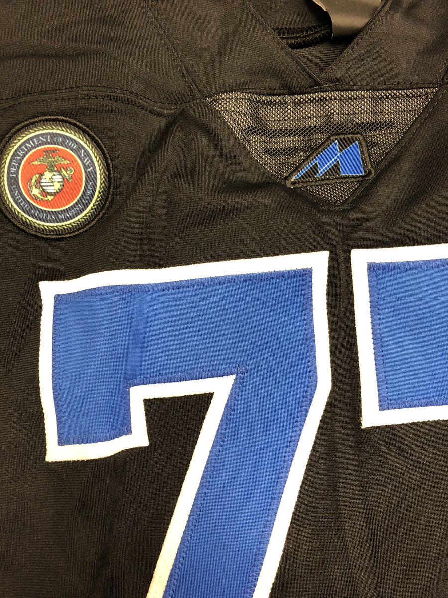 Here are some up close pictures. Each branch will be represented in our October 16th military appreciation game! Every jersey has the American Flag on the back. #RollMets