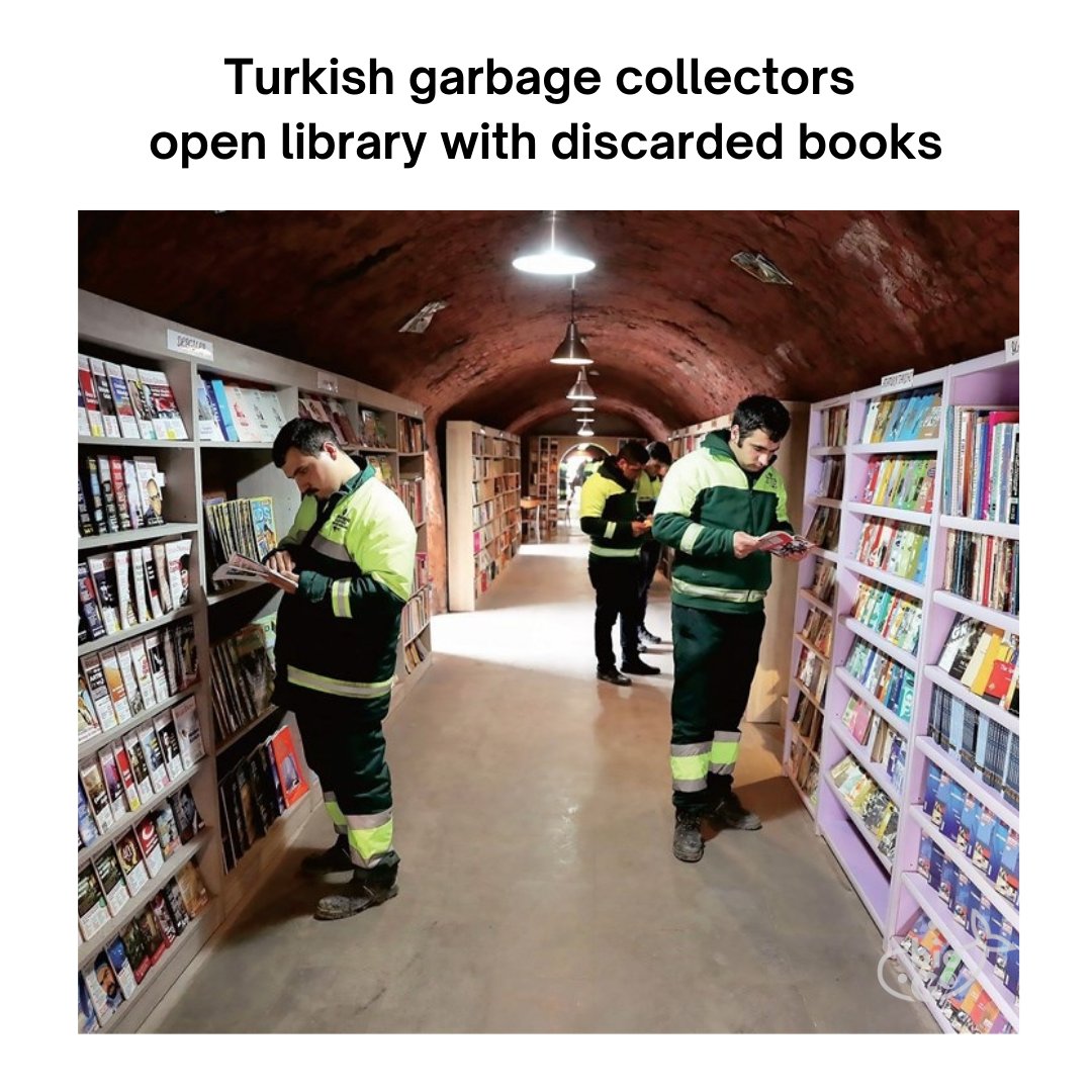 ThebioGoNation's tweet photo. One person's trash is another person's treasure, or library. 👏 #turkishgarbagecollectors #happynews #reuse #zerowaste #reusereducerecycle #booksbooksbooks https://t.co/kxCBlPLkO1
