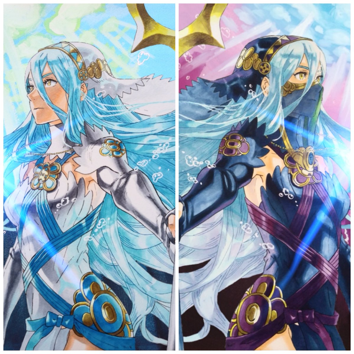 Happy Birthday🎉 FEの中で一番アクアを多く描いてたことに気付きまし