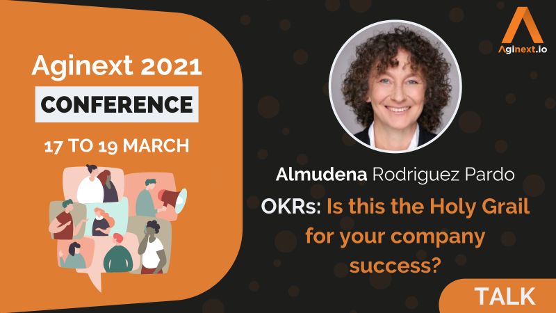 Do you want to kow what Objectives & Key Results (OKRs) are for? Join us at the Aginext Conference next March 17th-19th, powered by the Aginext Community! If you want to enjoy a coupon code, just contact me! Surely the top event in the world of #agilemethodologies #aginext