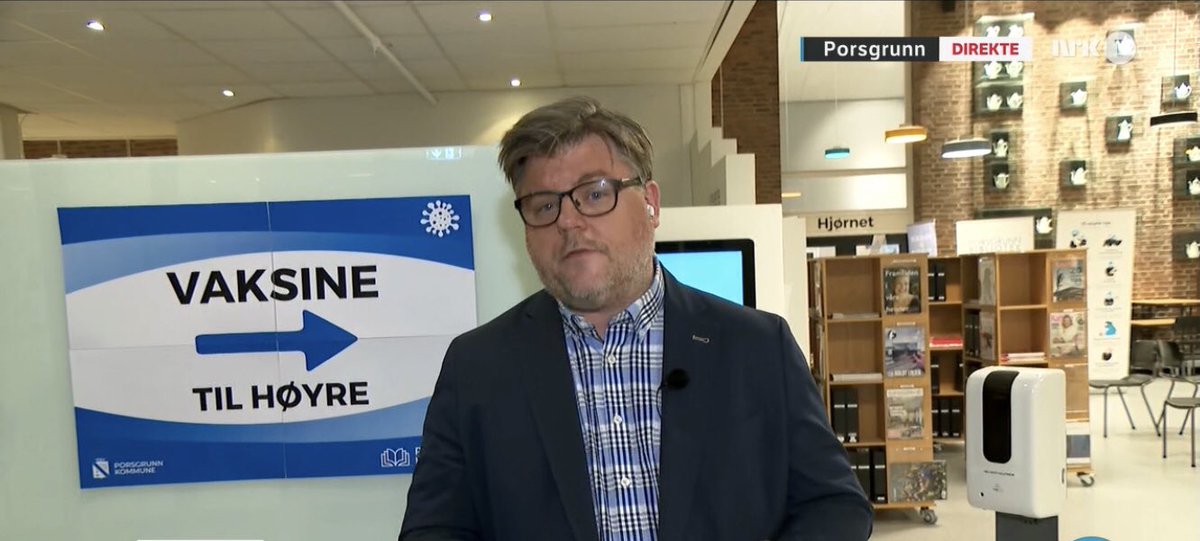 Og vaksinen gis av en spinndoktor fra eget parti? #Oslo #Molde #Høyre #COVID19