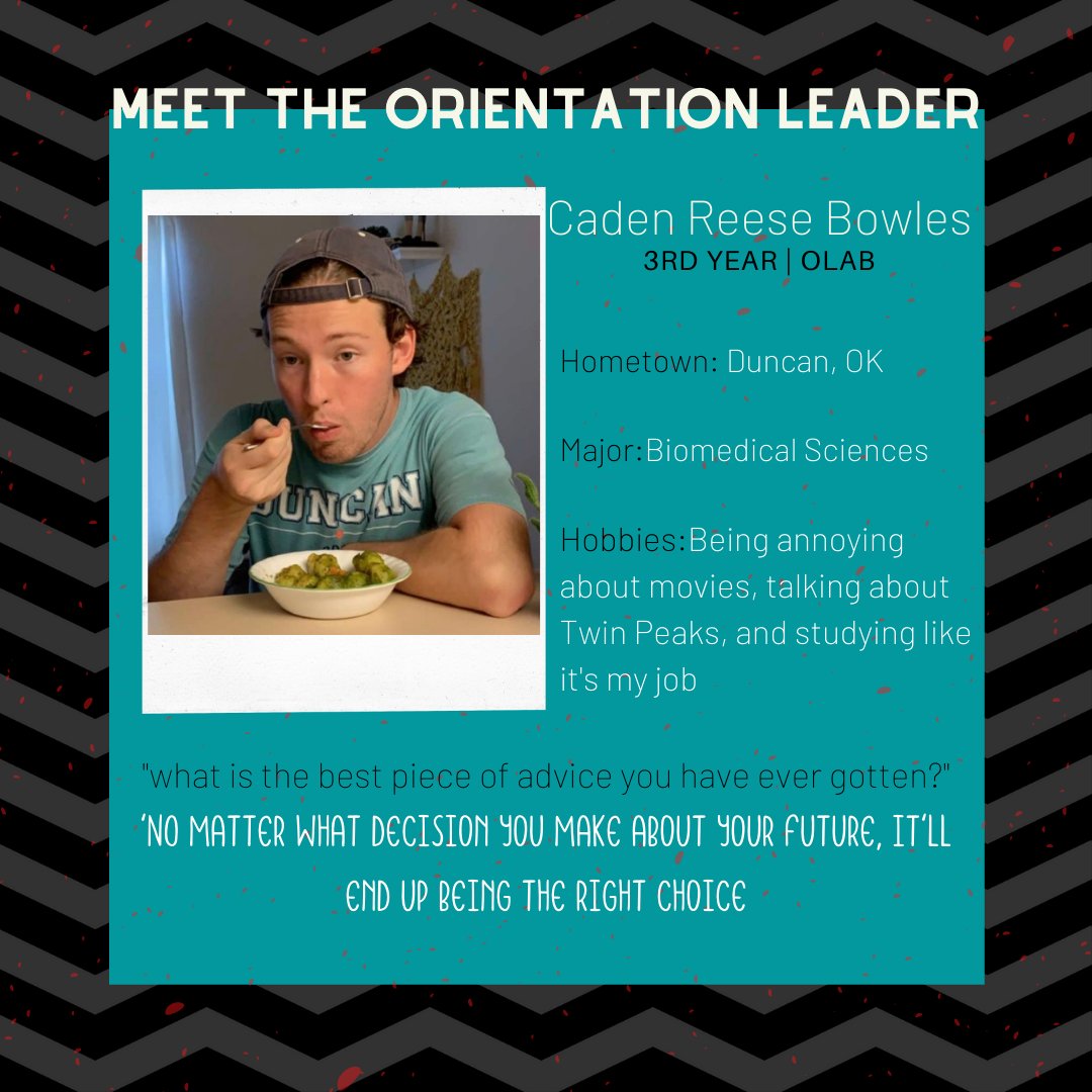 SWOSUNSO's tweet image. MEET THE OLs

We&apos;re introducing you to the 2021 Orientation Leaders daily, so that you know who is on your side as you begin your transition into your new, exciting college lifestyle!

Today, we are introducing to you the Orientation Leader Advisory Board (OLAB).