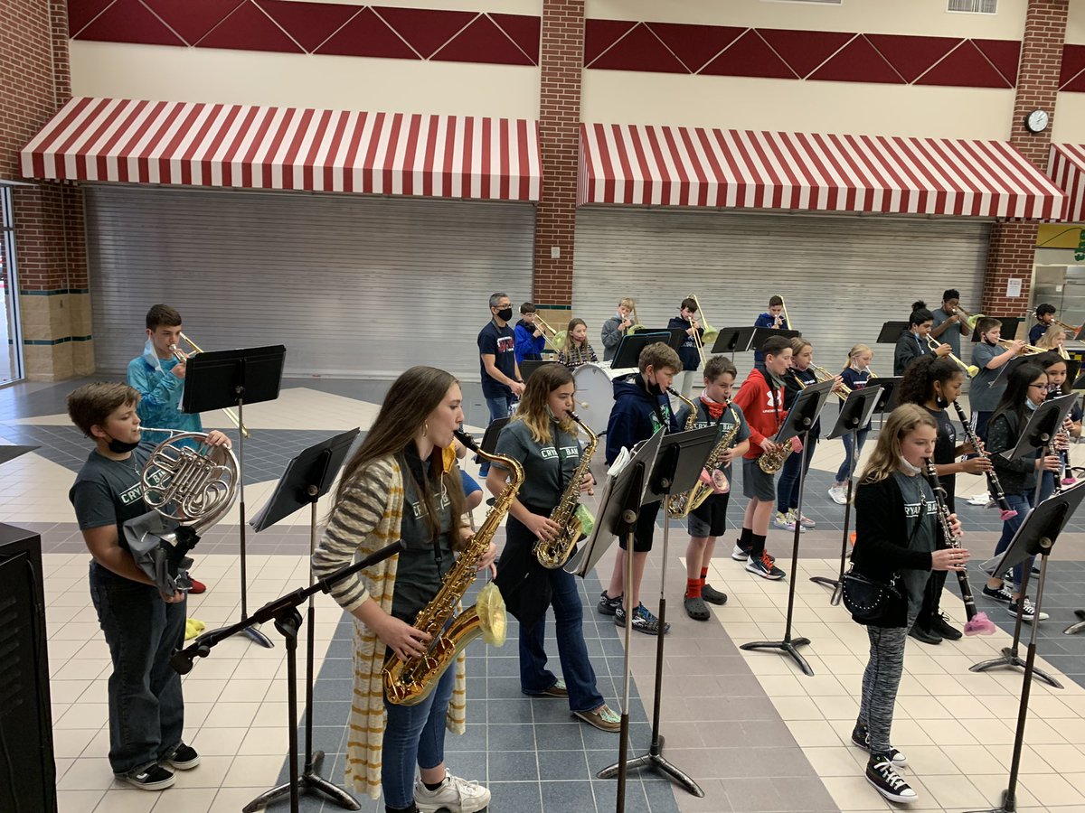 Way to go Cryar Band!! They sounded amazing at our Cat Rallies this week! @CryarCats <a href="/sjimenez_sal/">Sal Jimenez</a>  #CryarWay #NYAS #ChallengeAccepted