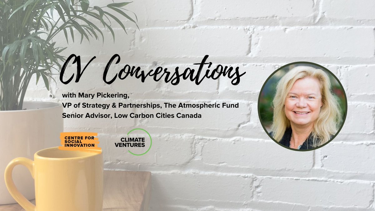 climatecsi's tweet photo. Mary Pickering is our next guest on Climate Ventures Conversations! 

She's been with @AtmosphericFund for over 15 years, and recently joined @LC3Canada as a Senior Advisor. 

Mark your calendars for March 25: https://t.co/8dr45gjJWc https://t.co/JLwVk1F6xH