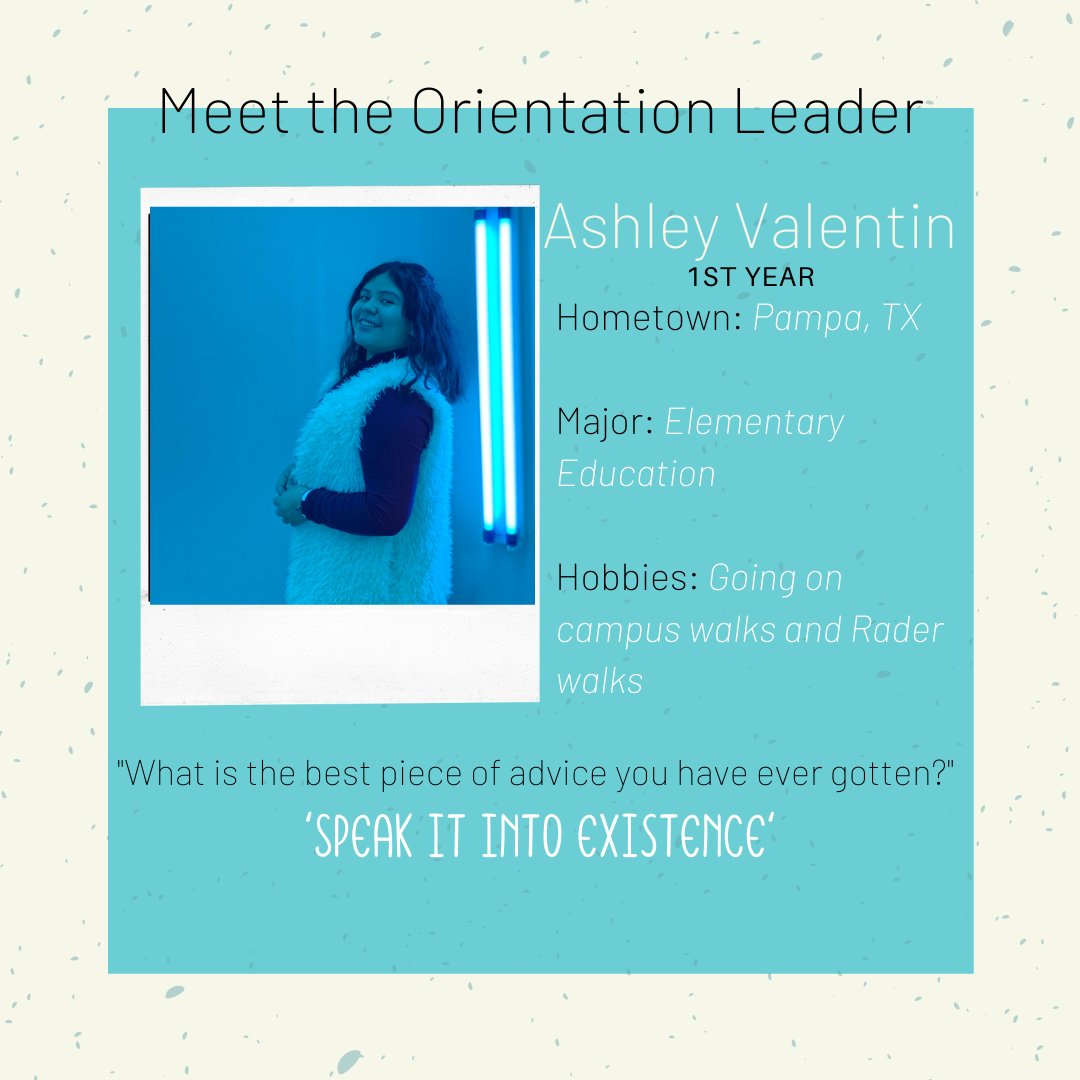 SWOSUNSO's tweet image. MEET THE OLs

We&apos;re introducing you to the 2021 Orientation Leaders daily, so that you know who is on your side as you begin your transition into your new exciting college lifestyle!