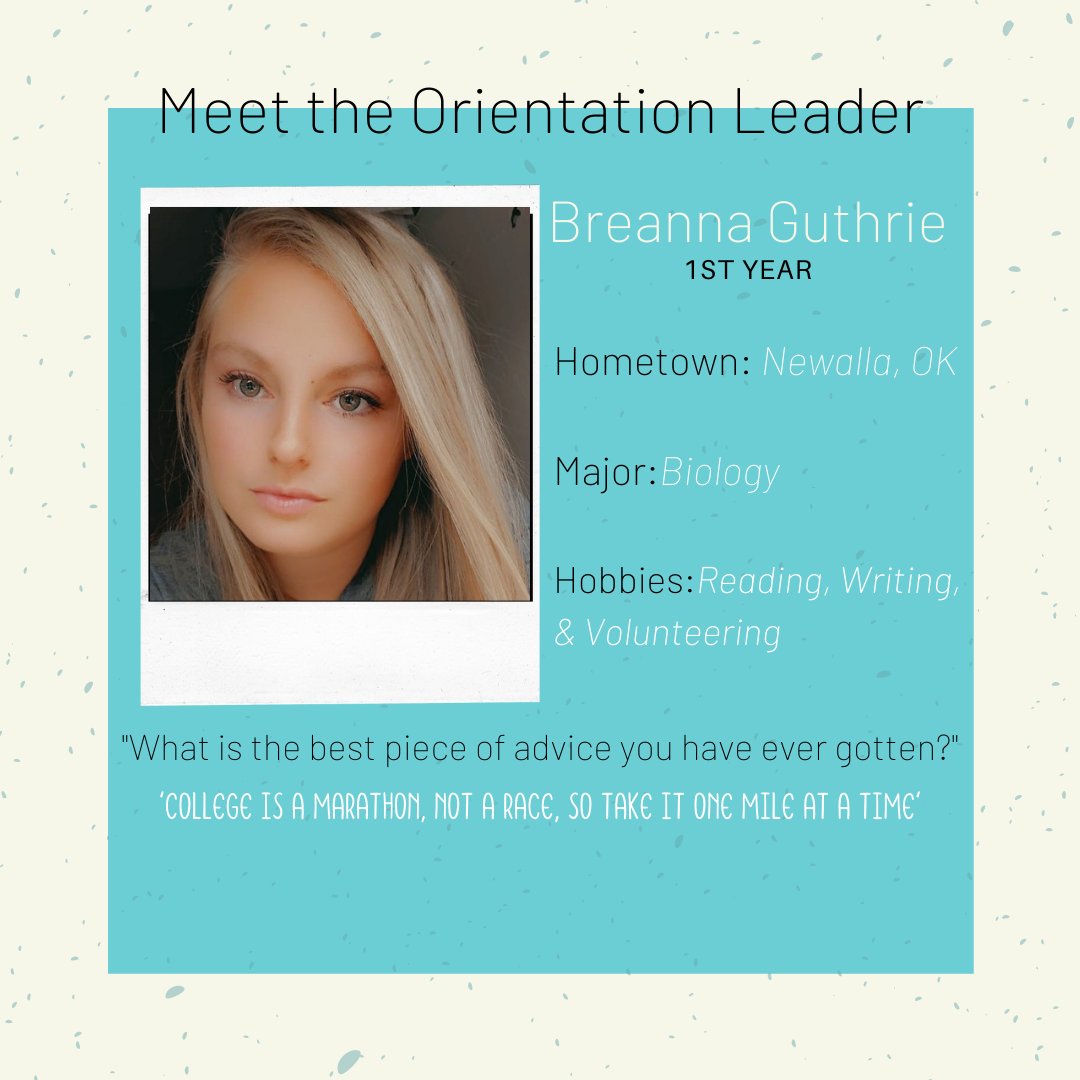 SWOSUNSO's tweet image. MEET THE OLs

We&apos;re introducing you to the 2021 Orientation Leaders daily, so that you know who is on your side as you begin your transition into your new exciting college lifestyle!