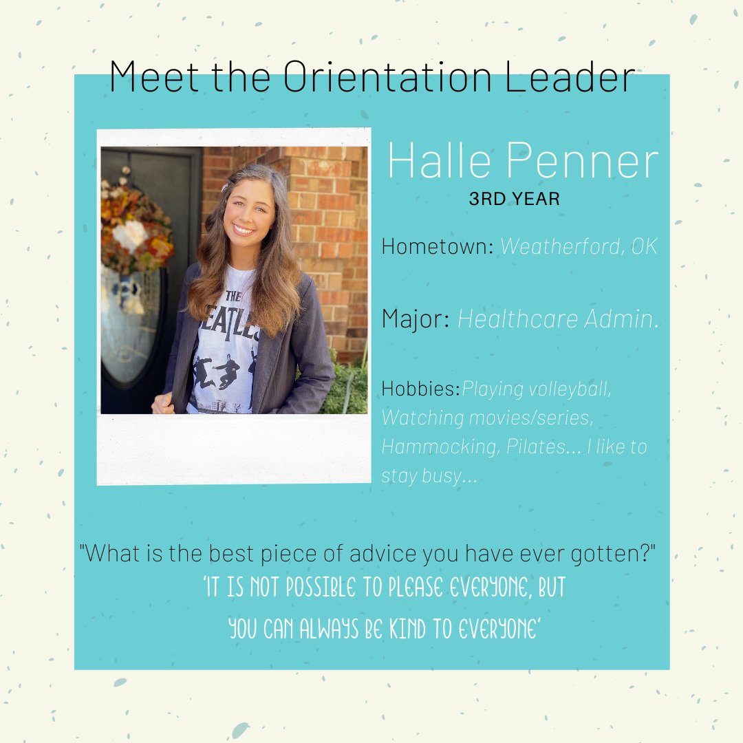 SWOSUNSO's tweet image. MEET THE OLs

We&apos;re introducing you to the 2021 Orientation Leaders daily, so that you know who is on your side as you begin your transition into your new exciting college lifestyle!