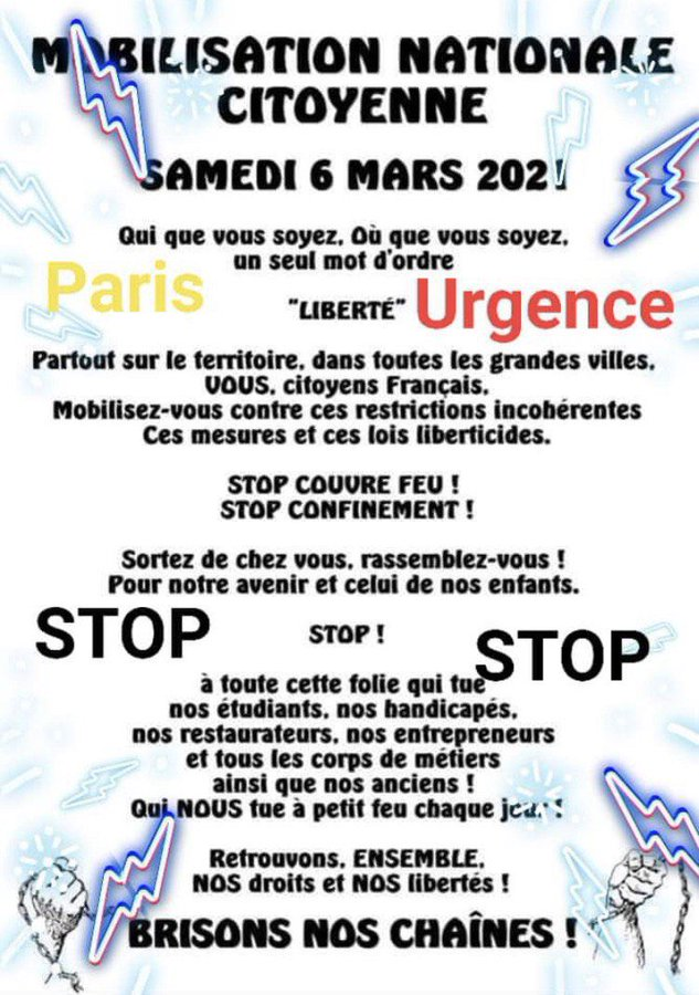 covid_or's tweet photo. @silvano_trotta Nous sommes les employeurs, ce sont nos employés alors le #06mars #MarchePourLaLiberté https://t.co/k94hLW87wl