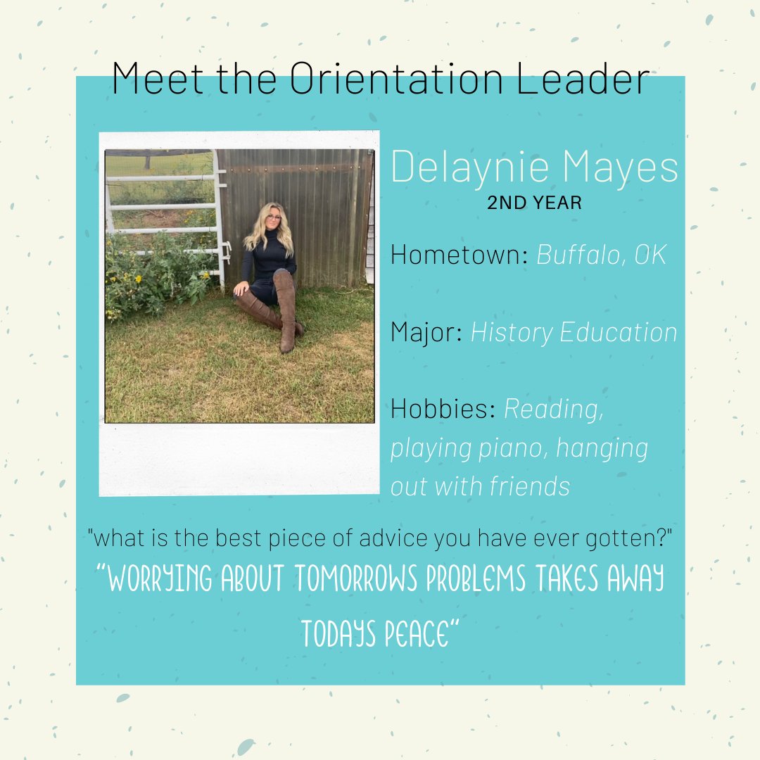 SWOSUNSO's tweet image. MEET THE OLs

We&apos;re introducing you to the 2021 Orientation Leaders daily, so that you know who is on your side as you begin your transition into your new, exciting college lifestyle!