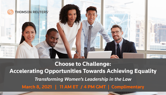 Today! #InternationalWomensDay webinar with @axelthrelfall of @Reuters, @IStephanieBoyc1 of @TheLawSociety, Judge Peter M. Reyes, Jr. of @MNCourts, Rosemary Martin of @VodafoneGroup & @CEOLeadr of @thomsonreuters. #ChooseToChallenge #iwd2021 @TRIexecutives bit.ly/intlwd2021