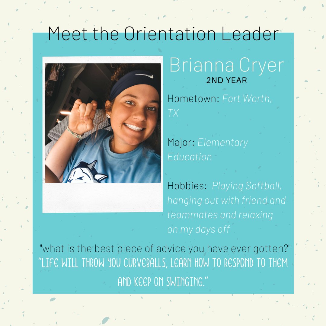 SWOSUNSO's tweet image. MEET THE OLs

We&apos;re introducing you to the 2021 Orientation Leaders daily, so that you know who is on your side as you begin your transition into your new, exciting college lifestyle!