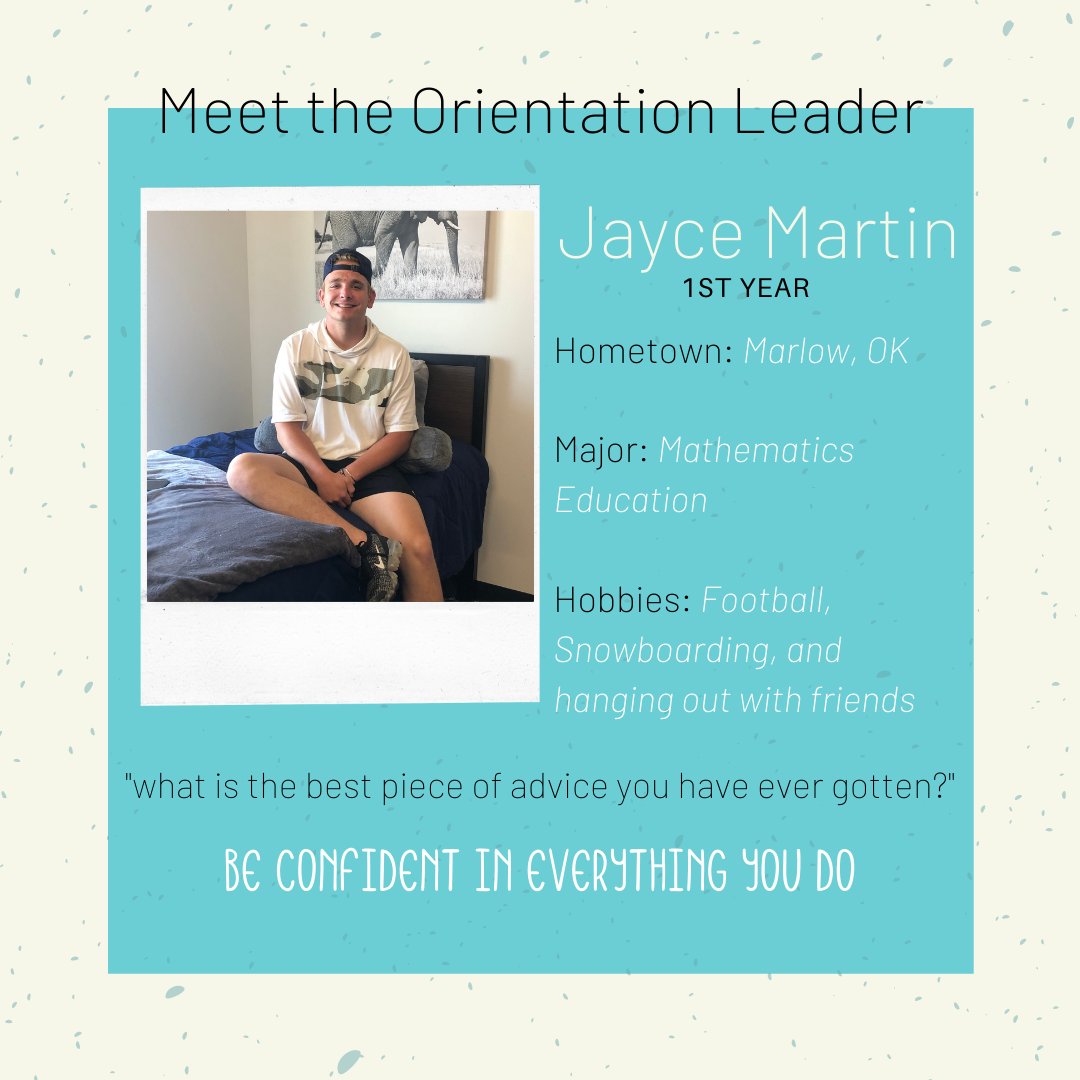 SWOSUNSO's tweet image. MEET THE OLs

We&apos;re introducing you to the 2021 Orientation Leaders daily, so that you know who is on your side as you begin your transition into your new, exciting college lifestyle!