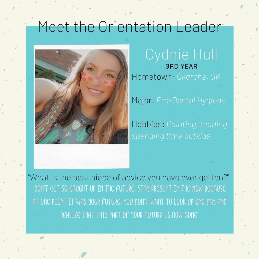 SWOSUNSO's tweet image. MEET THE OLs

We&apos;re introducing you to the 2021 Orientation Leaders daily, so that you know who is on your side as you begin your transition into your new, exciting college lifestyle!