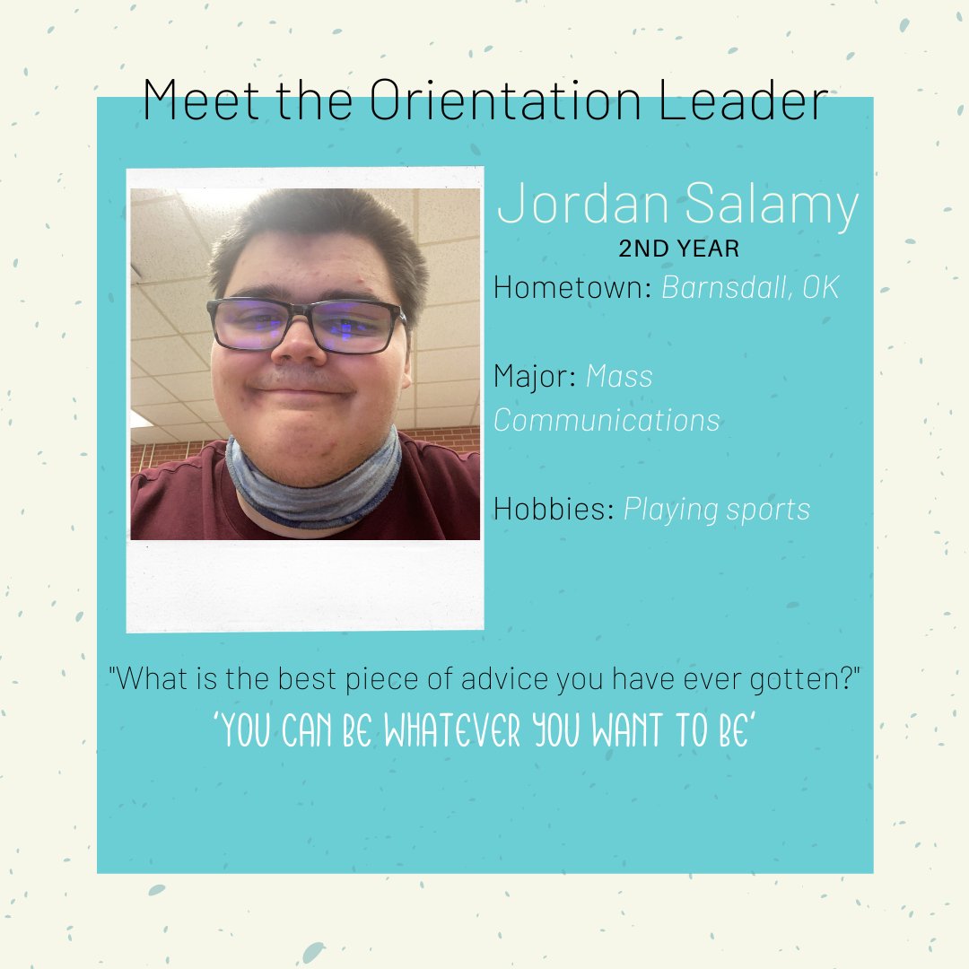 SWOSUNSO's tweet image. MEET THE OLs

We&apos;re introducing you to the 2021 Orientation Leaders daily, so that you know who is on your side as you begin your transition into your new, exciting college lifestyle!