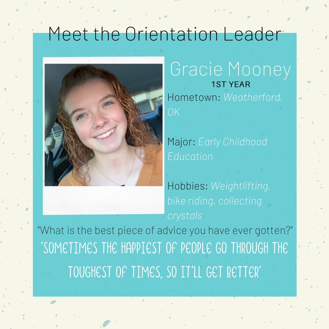 SWOSUNSO's tweet image. MEET THE OLs

We&apos;re introducing you to the 2021 Orientation Leaders daily, so that you know who is on your side as you begin your transition into your new, exciting college lifestyle!