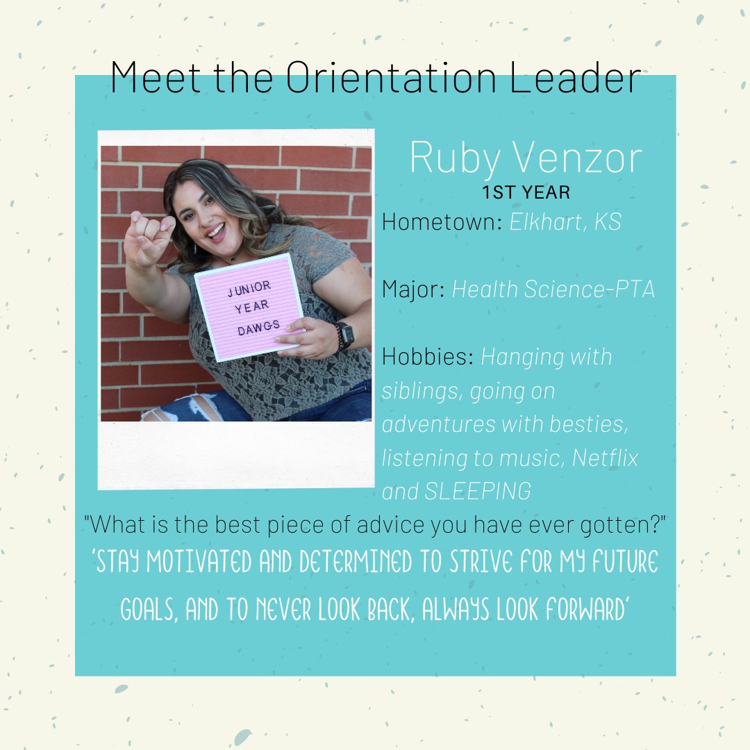 SWOSUNSO's tweet image. MEET THE OLs

We&apos;re introducing you to the 2021 Orientation Leaders daily, so that you know who is on your side as you begin your transition into your new, exciting college lifestyle!