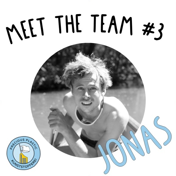 #MeetTheTeamTuesday It is Jonas turn this week -> check our website to read his bio kunststofferei.de #preciousplastic #leipzig #recycling