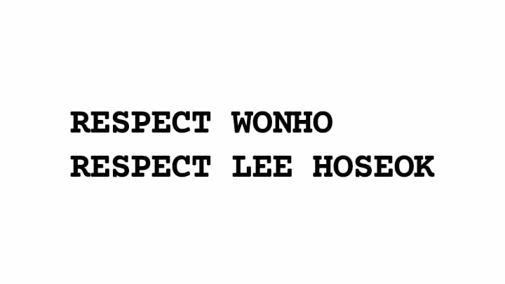 Dairasaucedo1's tweet photo. RESPECT WONHO
RESPECT LEE HOSEOK
comenten lo que dice acá abajo  
@official__wonho https://t.co/p91NqdjlDj