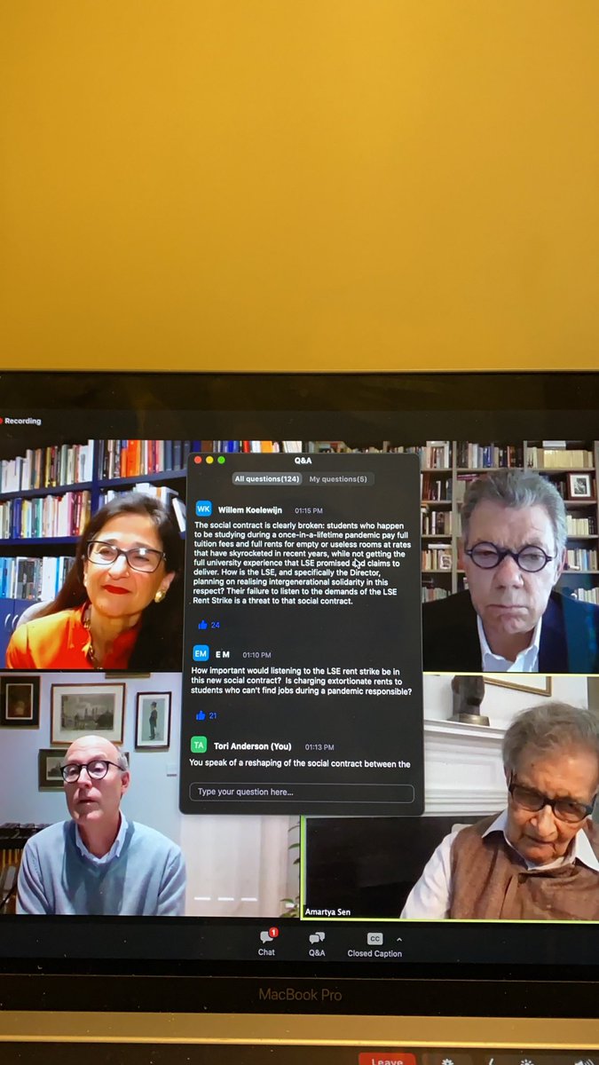 Yesterday, at the #LSEFestival, Dame Minouche Shafik reinforced that the LSE policy on rent is “fair”, the same policy which is caging students in exploitative contracts, which continues to charge students for absent amenities and services. The LSE is in crisis.