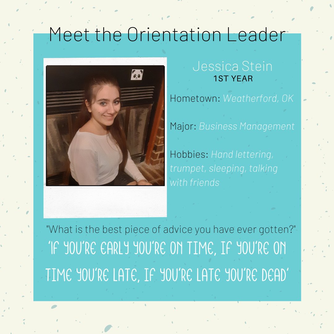 SWOSUNSO's tweet image. MEET THE OLs

We&apos;re introducing you to the 2021 Orientation Leaders daily, so that you know who is on your side as you begin your transition into your new, exciting college lifestyle!