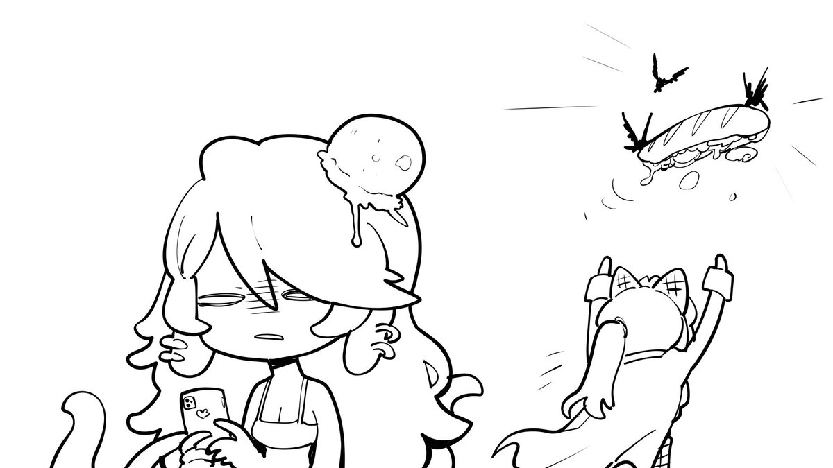 Commission
너무 친절히 대해주셨던 고객님...
캐릭터도 매력적이었고 음식들 그리는 것도 재밌었습니다! 