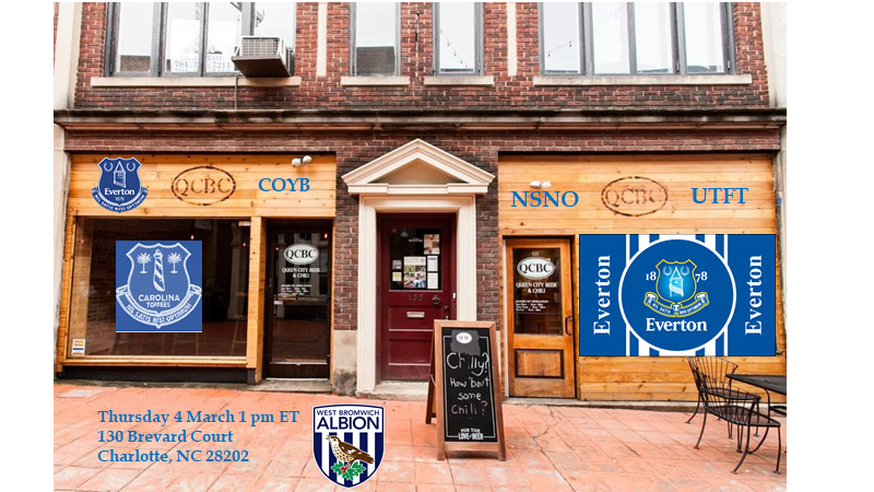 CarolinaToffees's tweet image. Info for Thursday's match #COYB #UTT #WBAEVE @qcbcclt