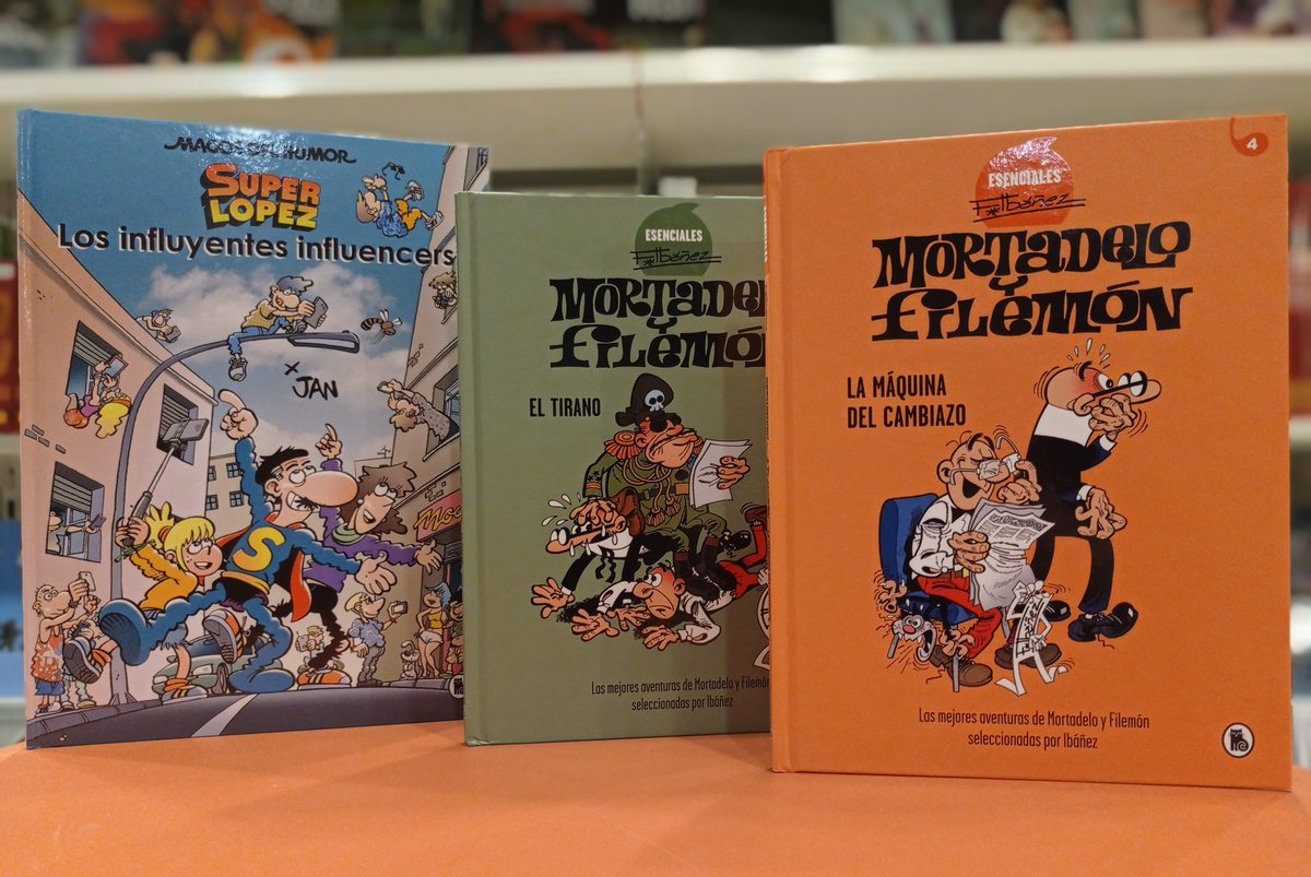 UniversdelComic's tweet photo. La #novelagrafica de Jorge Carrión y Javier Olivares, así como #SuperLopez y los esenciales de #MortaeloyFilemon 
En #Manga #Dorohedoro y #KakeguruiTwin. Y las ediciones de #bolsillo de Branderson y  Martín con #FuegoySangre 

L-S 10-14 y 16:30-20h. 
info@universdelcomic.com https://t.co/QziSa70ud6