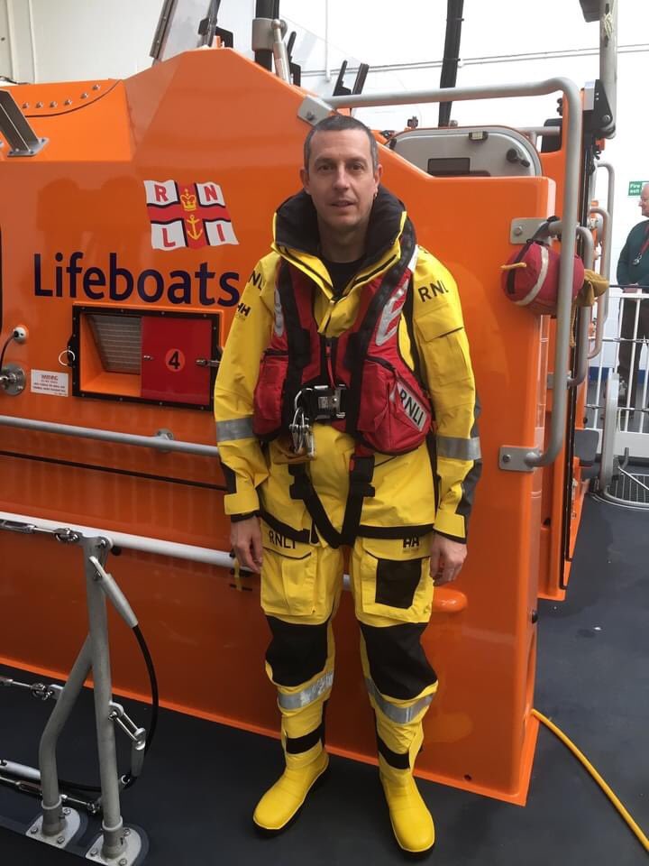 Hastingsrnli's tweet photo. ILB helm @crew8hastings is celebrating 30 years volunteering for @rnli this week, that’s longer than some of the other crews ages. Let’s hope it doesn’t make him feel old. What a fantastic achievement! https://t.co/0pYMlyWMmA