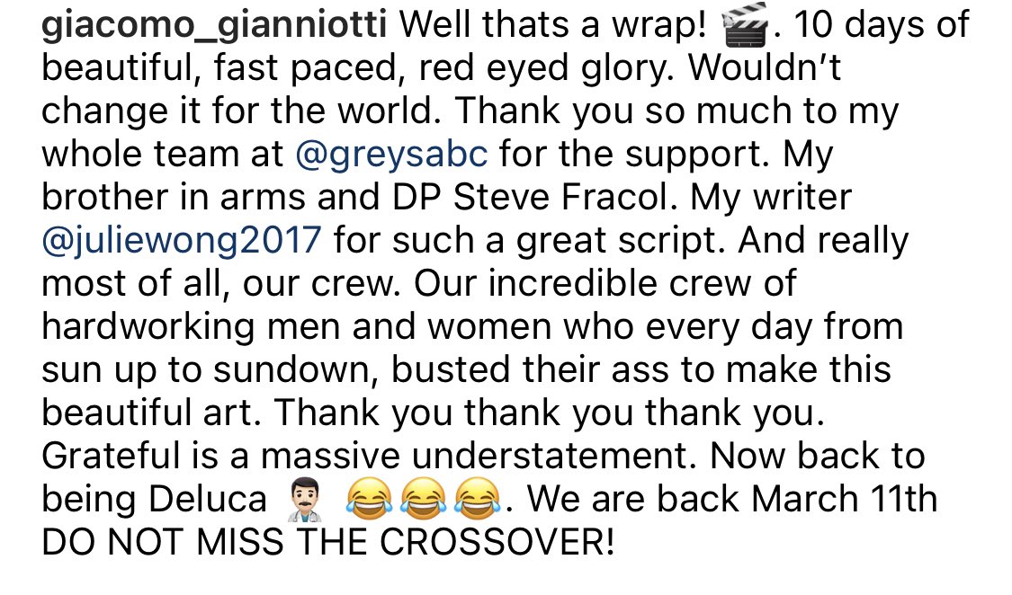 INSTAGRAM | #GreysAnatomy Giacomo Gianniotti 

🔗: instagram.com/p/CL7KQkZD7XW/