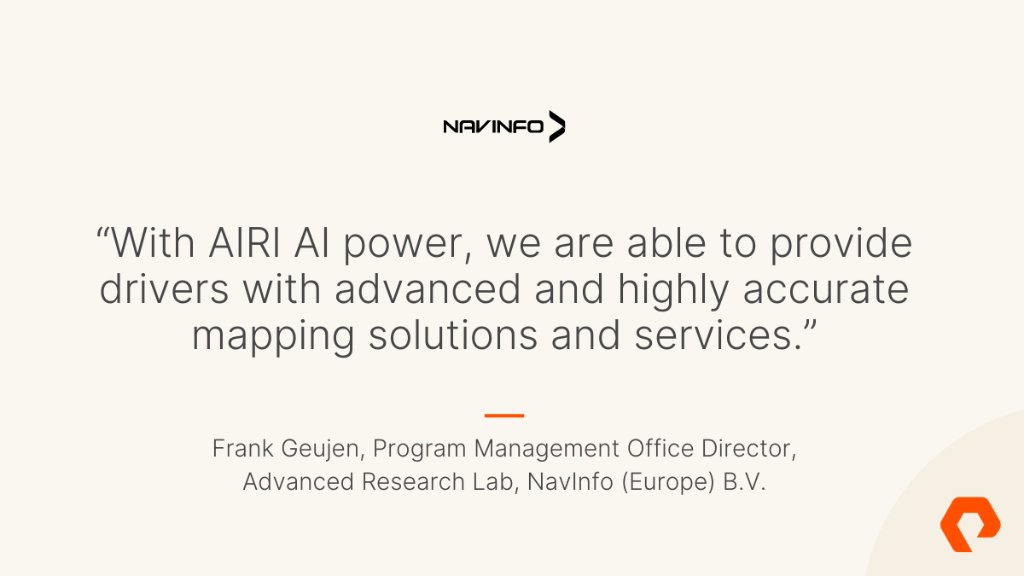 PureStorage: <a href="/NavInfo/">NavInfo</a> uses AI to unlock the secret to self-driving cars. Find out how it uses AIRI from #NVIDIA and Pure Storage to process 1TB data sets and create 3D maps in real time: purefla.sh/3r9OTGh
