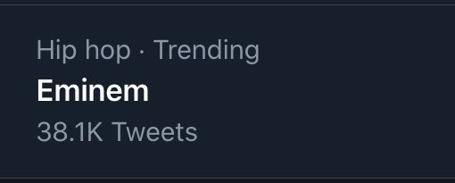 BrownRapFan's tweet photo. its crazy how this man can do absolutely nothing and still get on trending, Eminem really lives rent free in so many heads https://t.co/fhD4IS5fdY