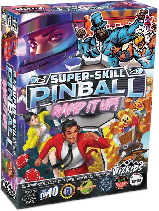 Hey! It's the cover for Super Skill Pinball: Ramp It Up! Check out those gofers!