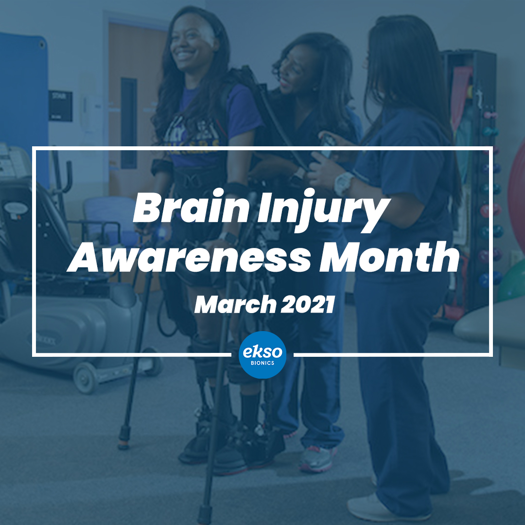 March is #BrainInjuryAwarenessMonth. It is an opportunity to bring attention to the prevention of TBI, how we can improve care, and how we can support those with brain injury and their families. ​EksoNR is helping improve lives of those affected with ABI

bit.ly/37Zj6A8