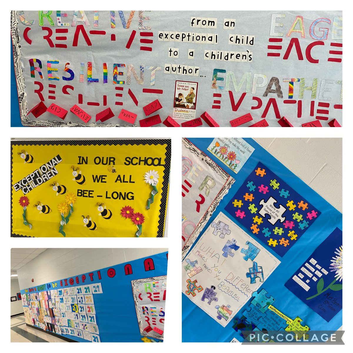 I loved walking around the school today to see all the student artwork to celebrate Exceptional Children’s Week! #SEC_ECW <a href="/CrabappleXES/">Crabapple Crossing </a> <a href="/FCS_SEC/">FCS SEC</a>
