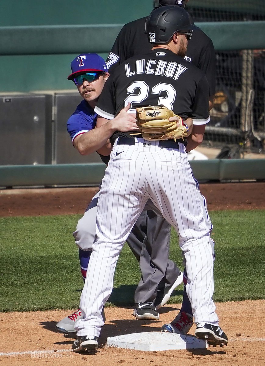 Photos: Arihara benefits from spring training 'mercy rule,' Guzman and Gallo homer as Rangers tie White Sox in Arizona dallasnews.com/photos/2021/03… #SpringTraining